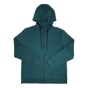 Green - Member's Mark Mens Active Fill Zip Hoodie, Double Knit, Zippered Front P